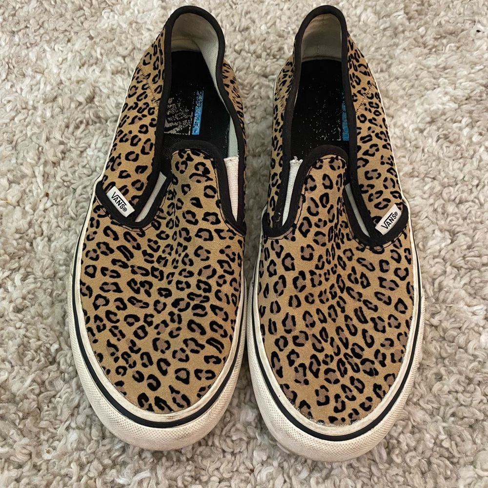 Vans cheetah print slip-ons. Size 11